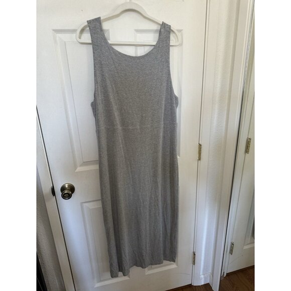 ATHLETA Santorini Sleeveless Tank R Dress YOGA  Gray Workout Sz XL - Picture 1 of 4